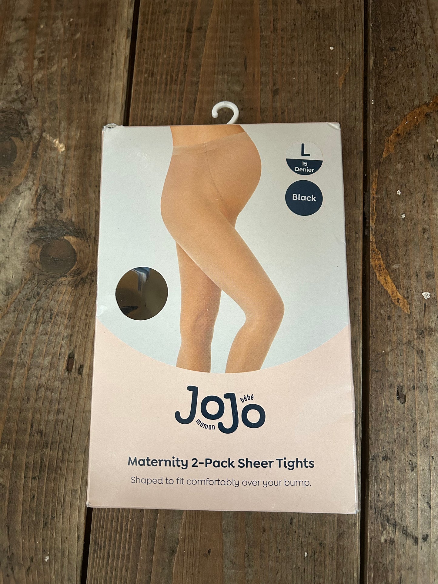 Jojo maternity 2 pack sheer tights 15 denier