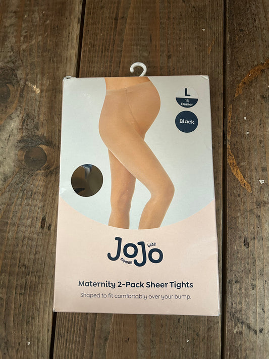 Jojo maternity 2 pack sheer tights 15 denier