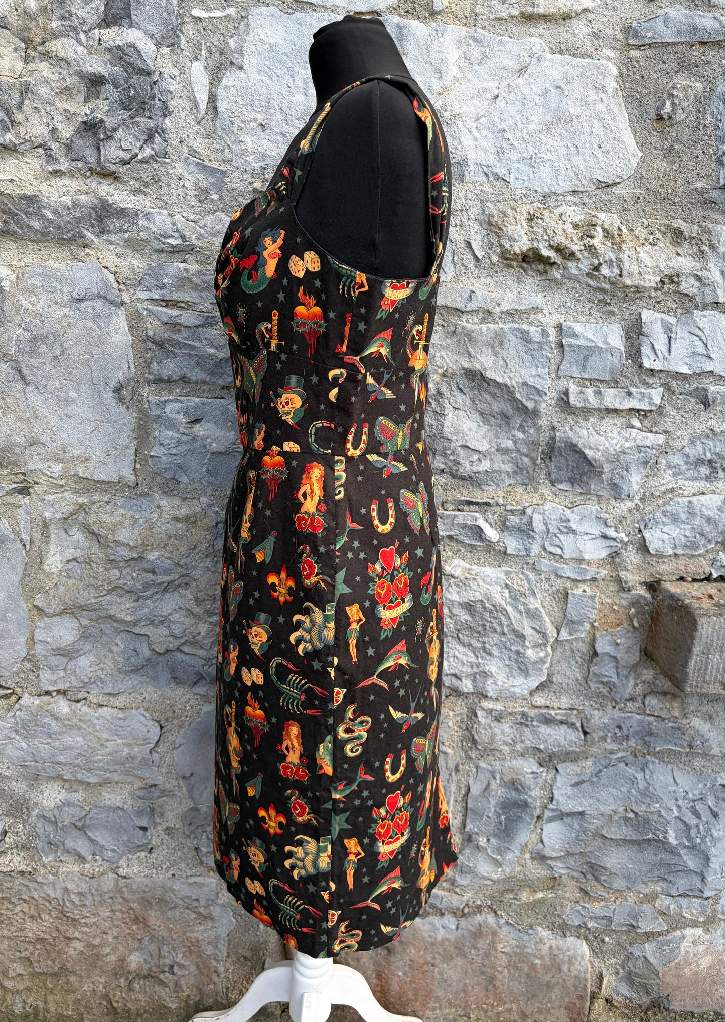 Tattoo art rockabilly pinup dress