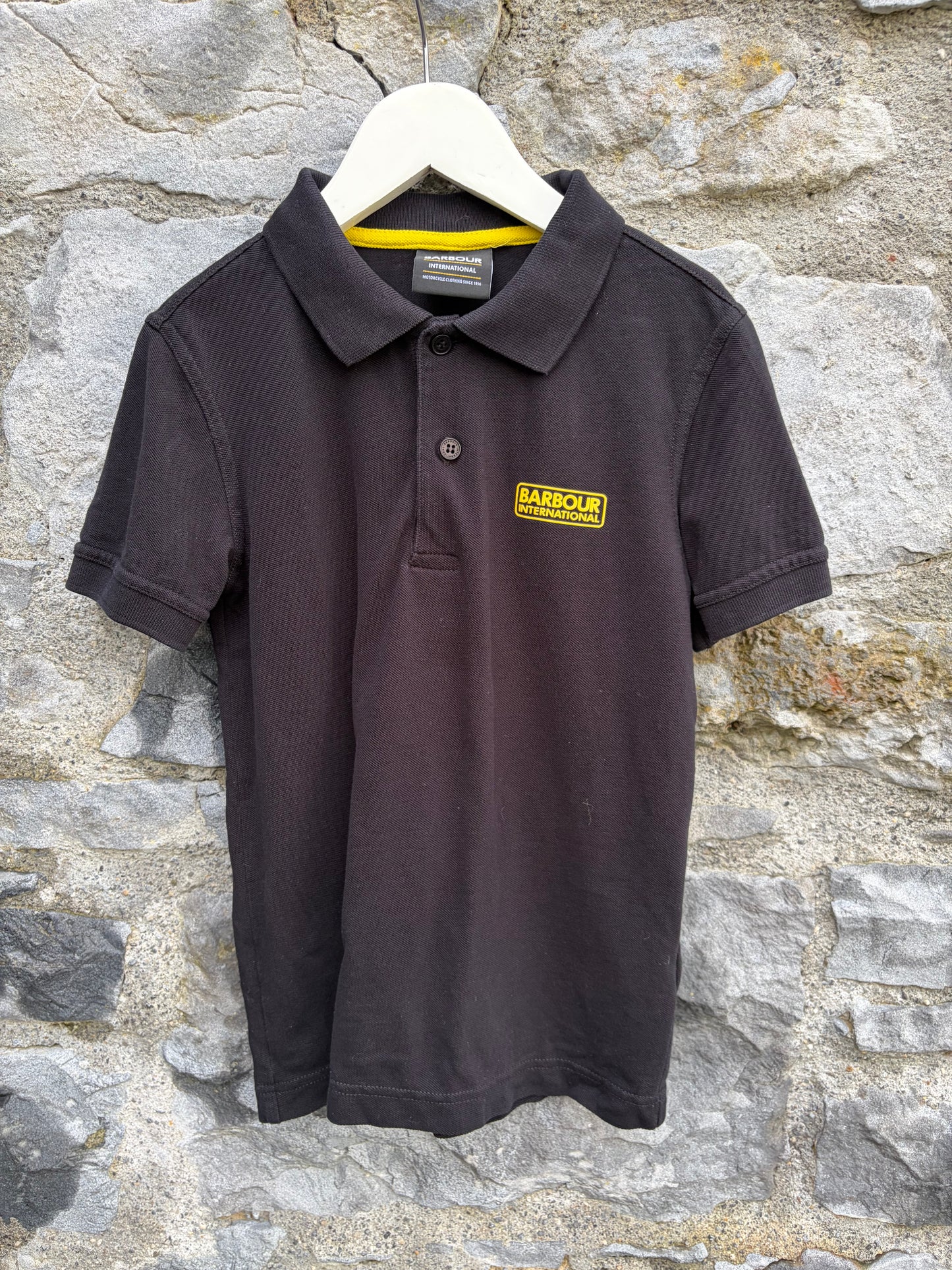 Black polo shirt  5-6y (110-116cm)
