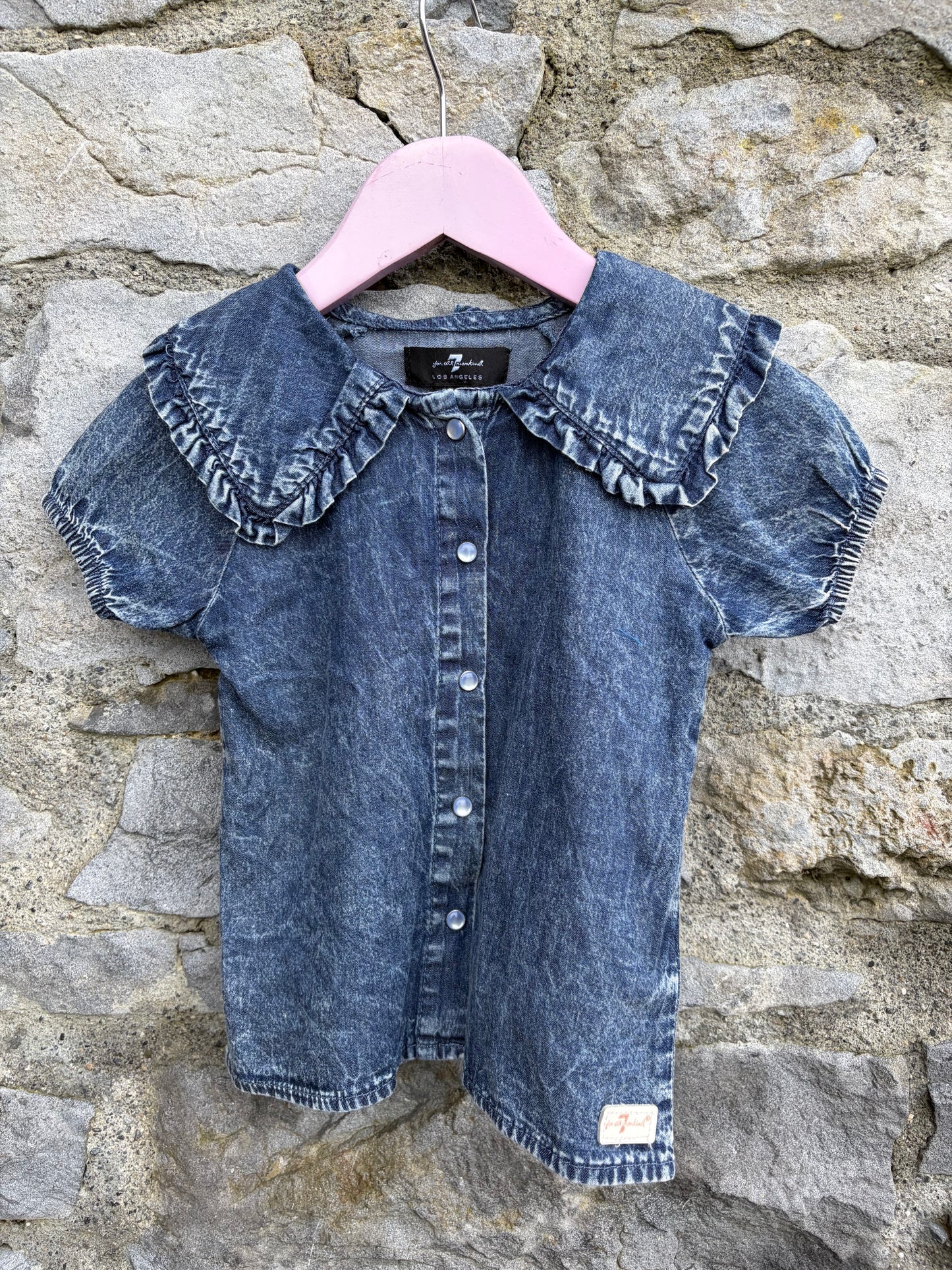 Denim look blouse  18-24m (86-92cm)