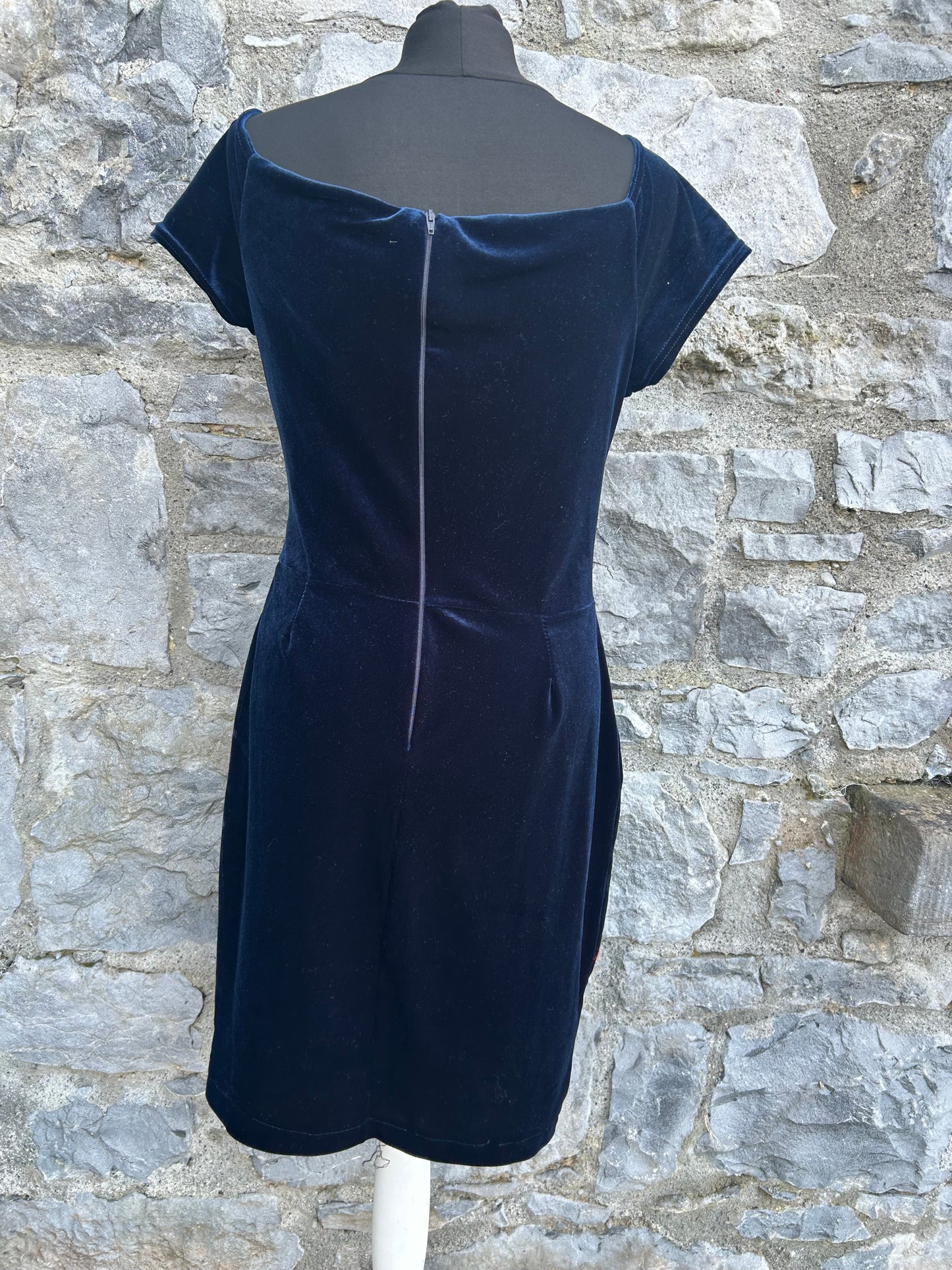 Blue velvet dress uk 12