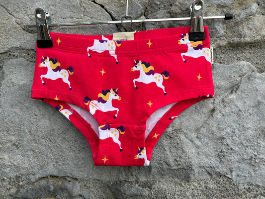 Unicorns pink briefs 5-6y (110-116cm)