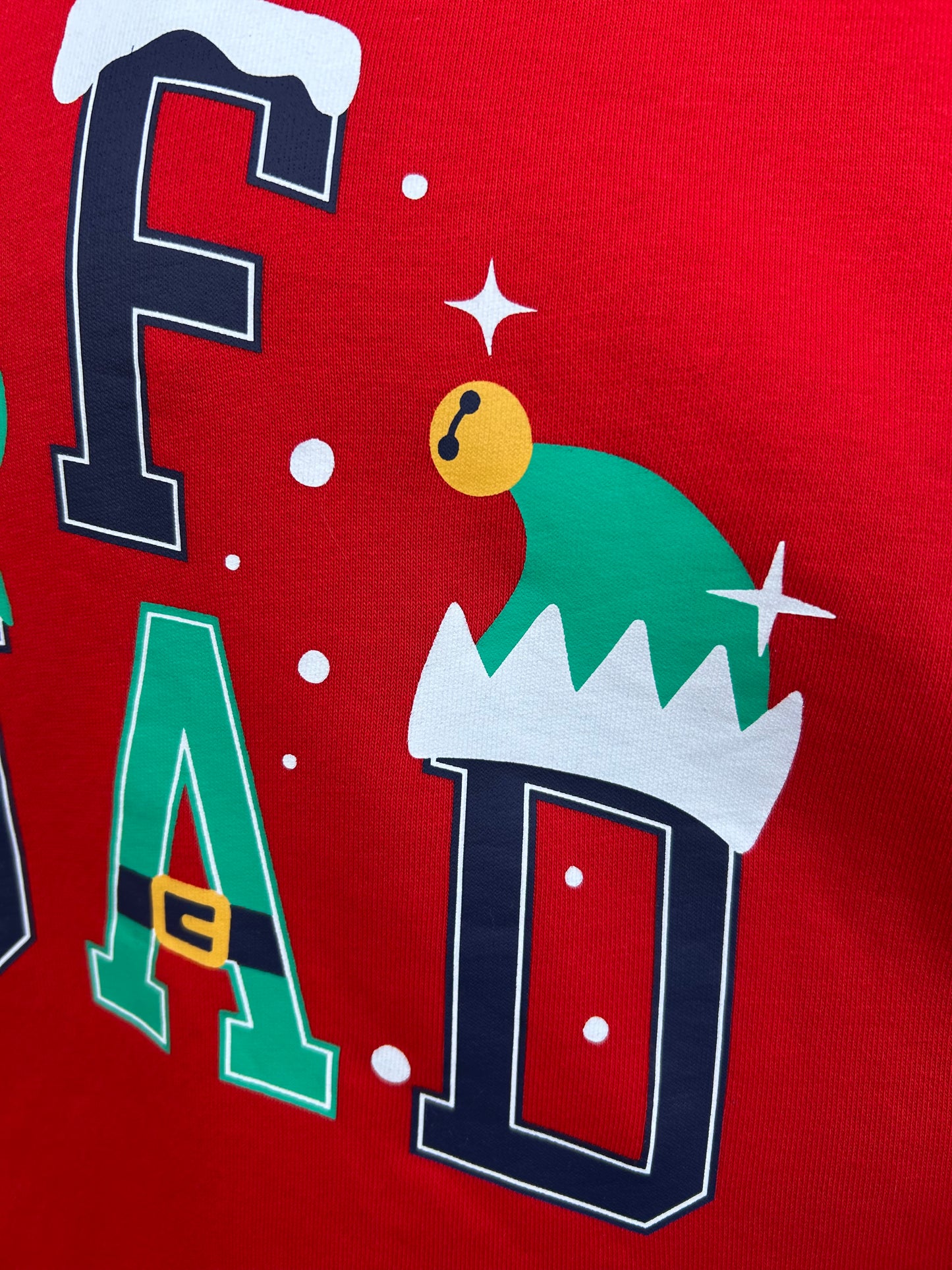 Elf squad red sweatshirt uk 20-22