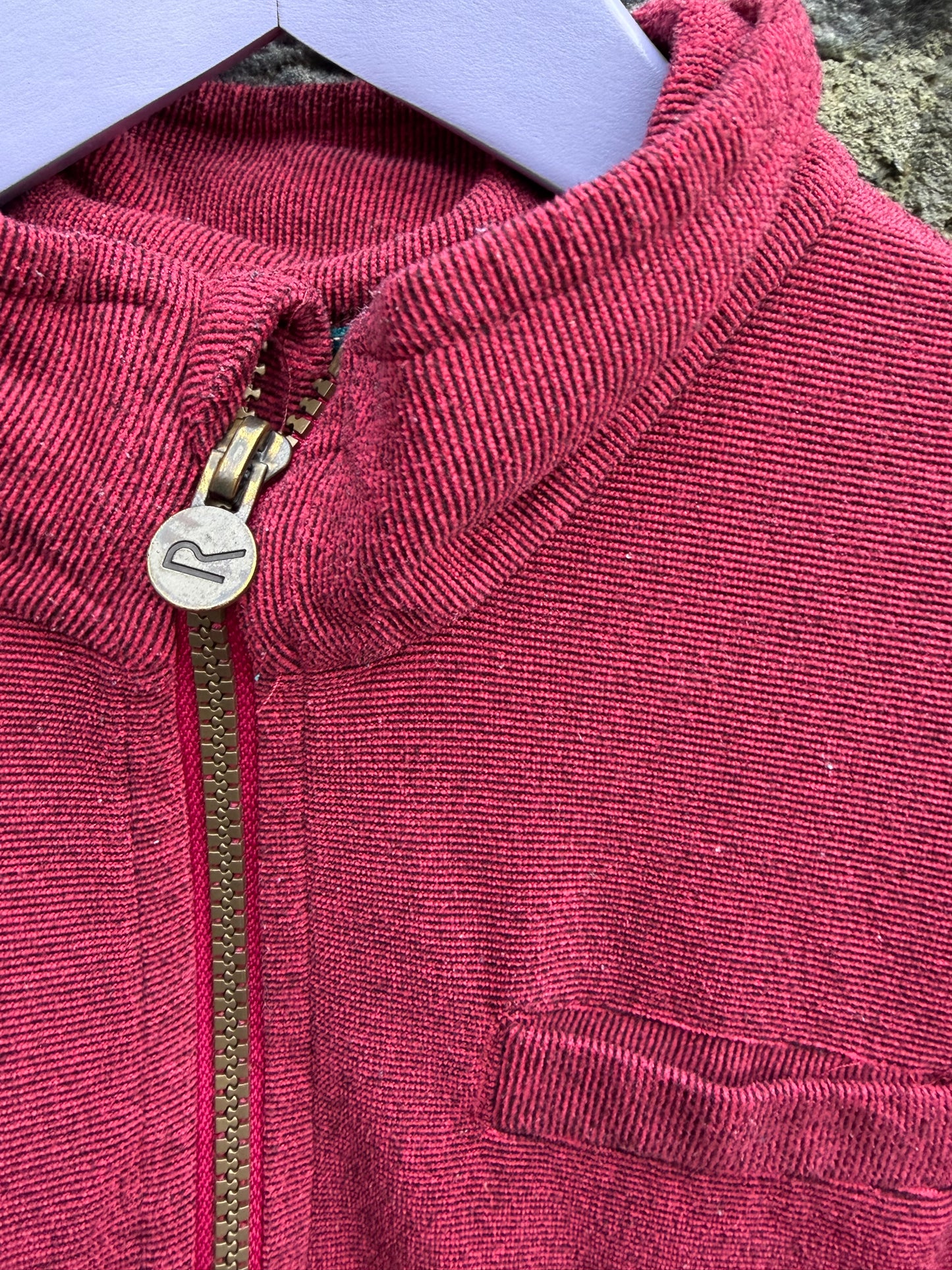 Maroon fleece  9-10y (134-140cm)