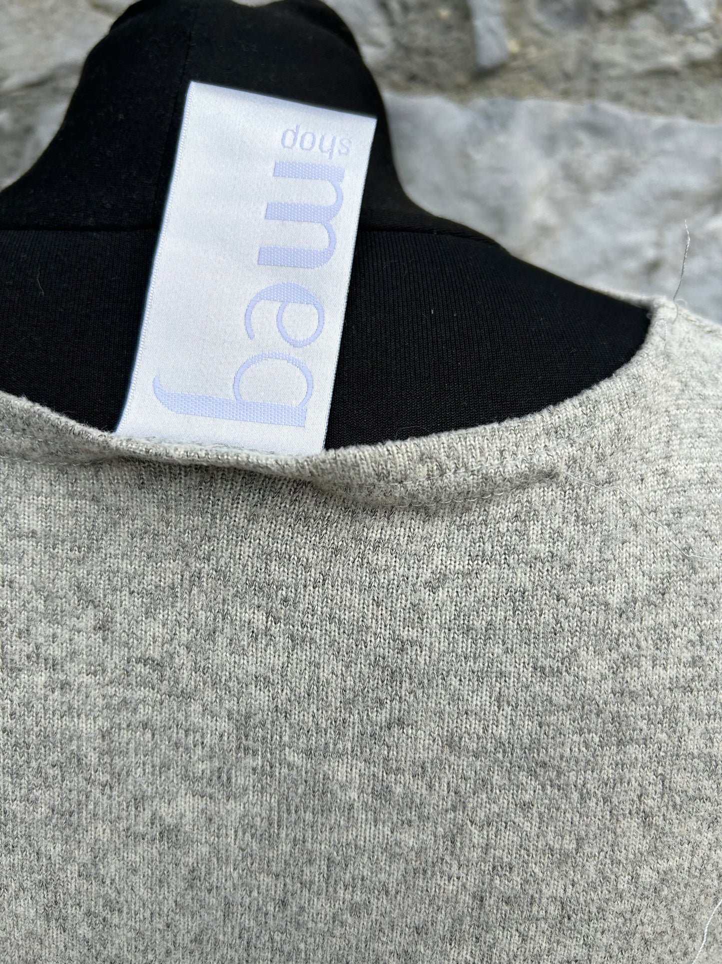 Grey knitted dress uk 10-12