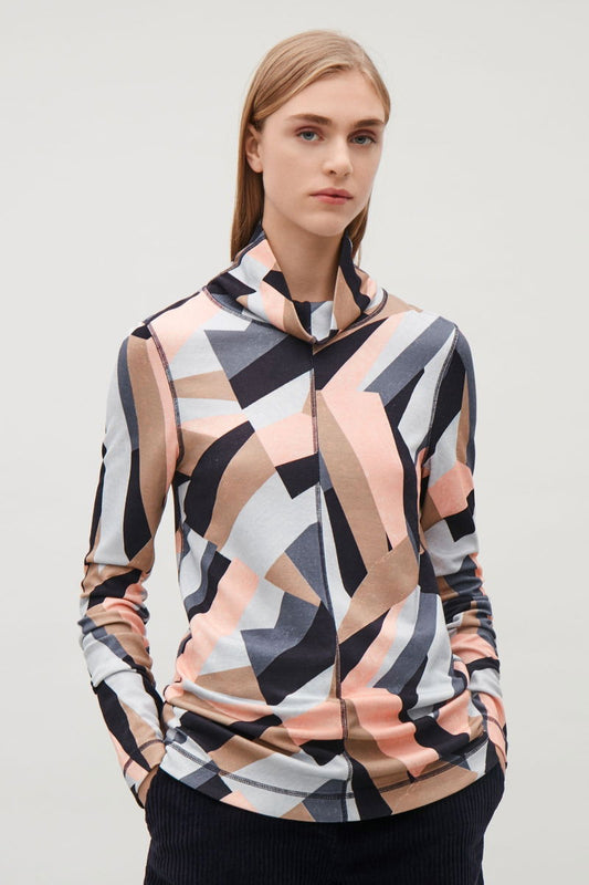 A-Line Polo Neck Top uk 10