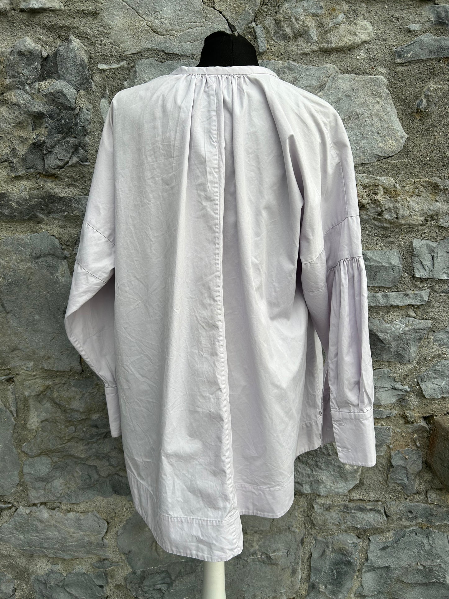 Light lilac shirt tunic uk 10-12