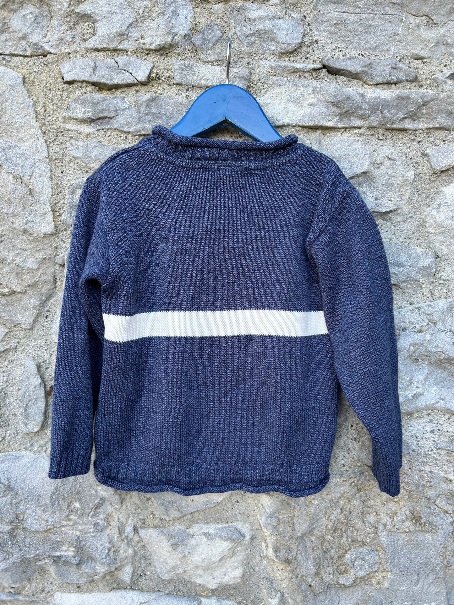 Y2K tiger navy jumper  4-5y (104-110cm)