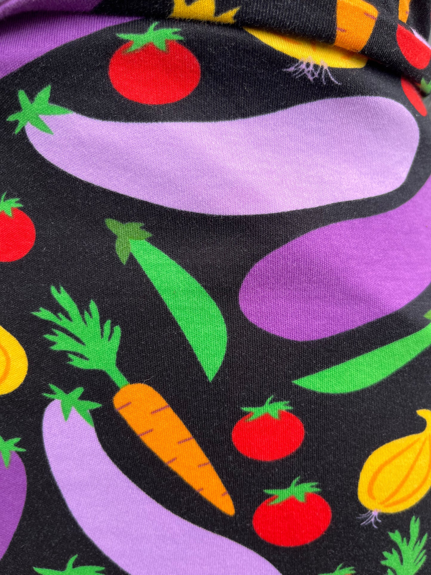 Colourful vegetables wrap dress uk 8-10