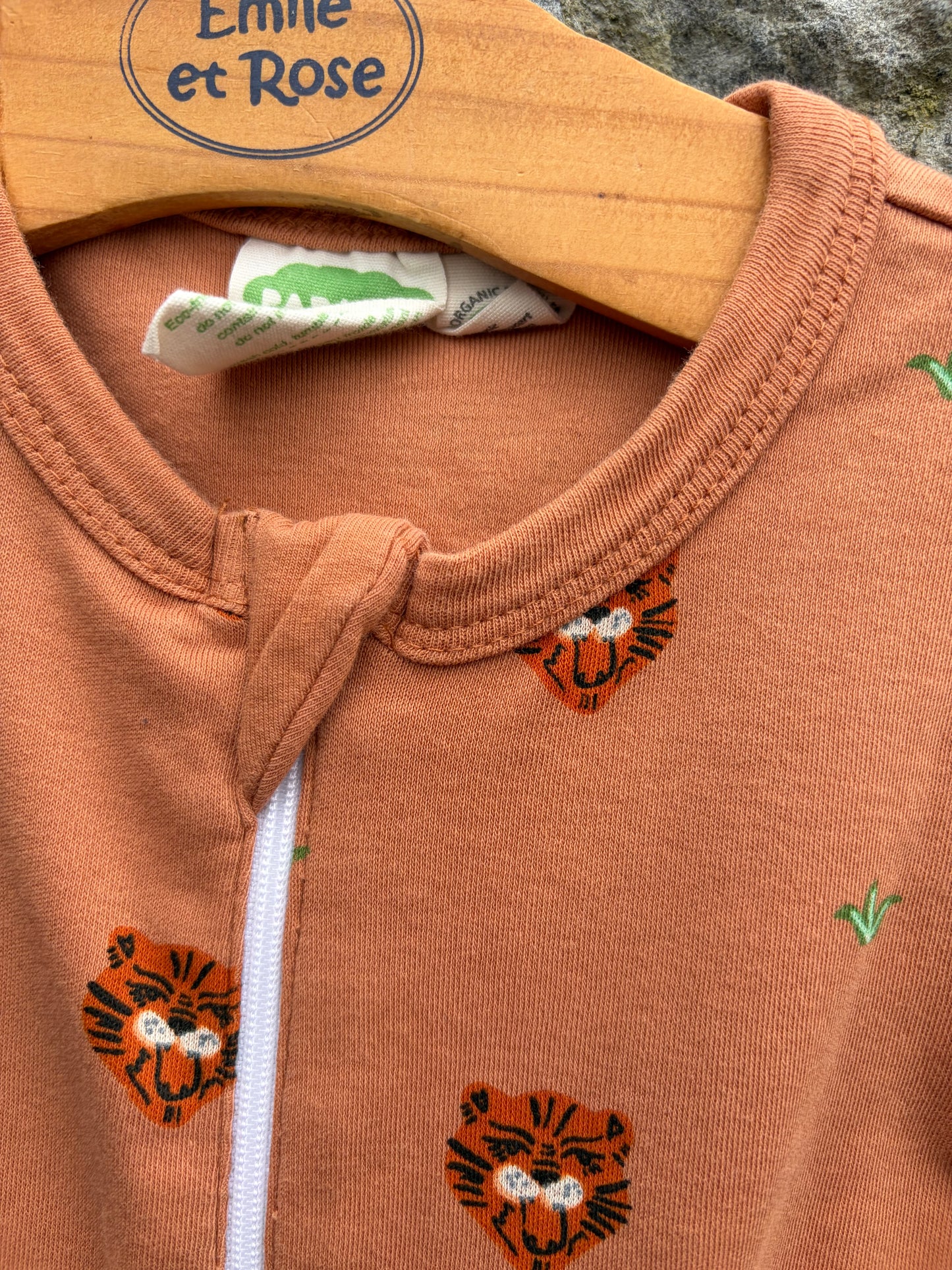 Tigers rusty onesie 12-18m (80-86cm)