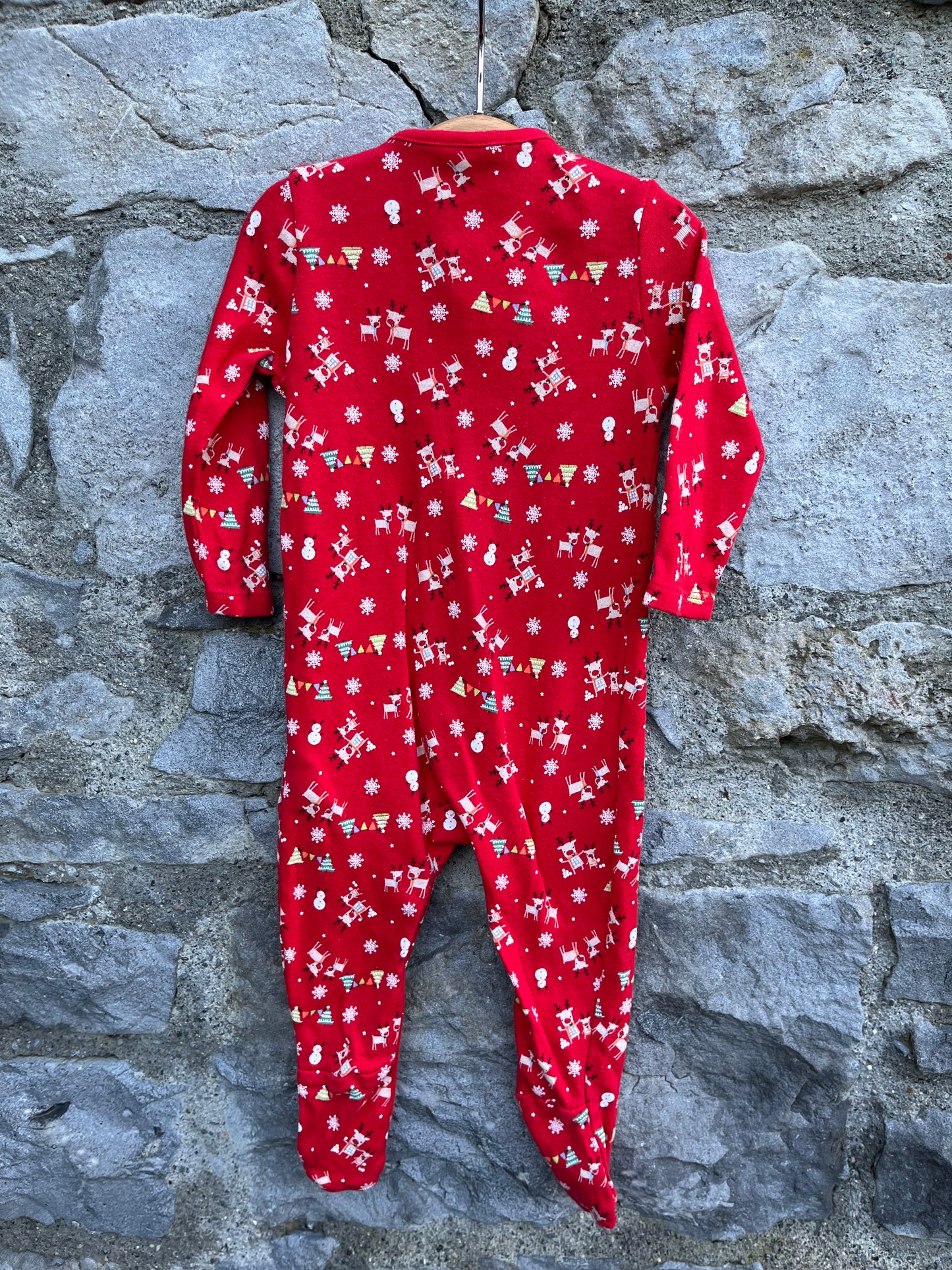 Christmas red onesie  0-3m (56-62cm)