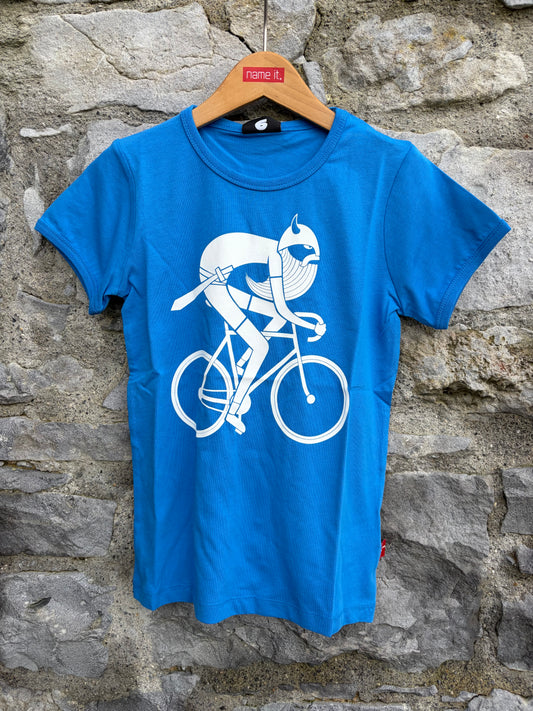 Biking Viking blue T-shirt  6y (116cm)