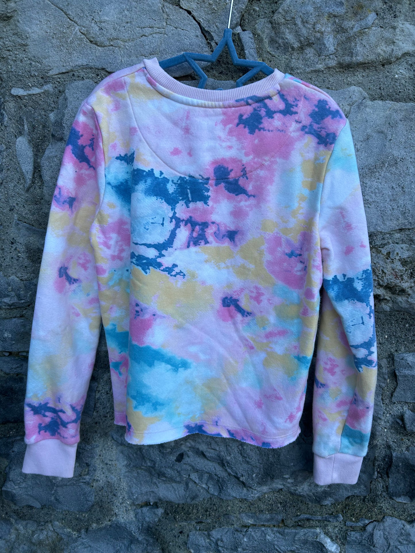 Colourful tie-dye sweatshirt  9-10y (134-140cm)