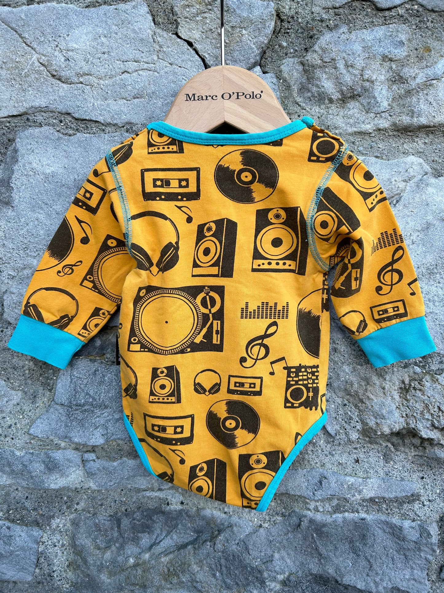 Music yellow vest  3-6m (62-68cm)