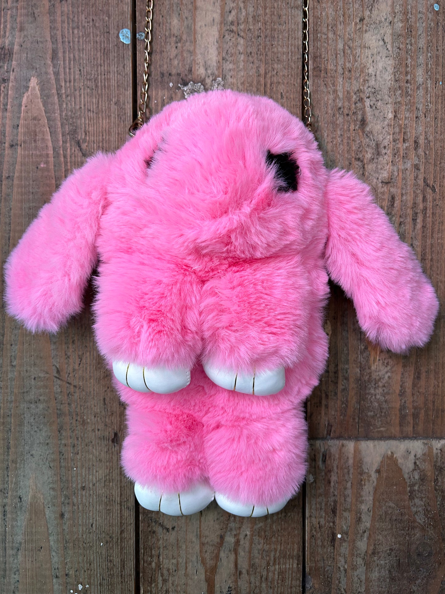 Pink rabbit bag