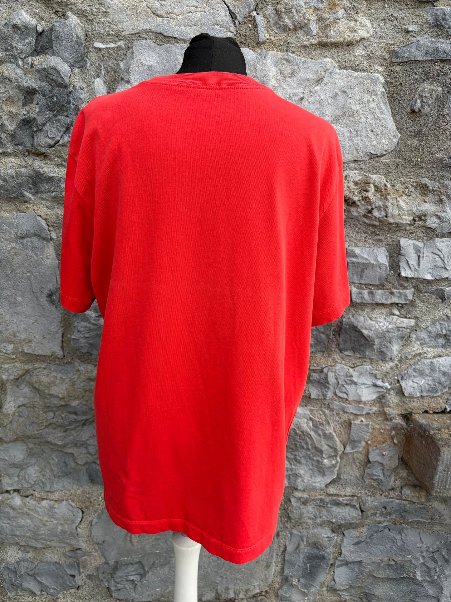 Relaxed red T-shirt uk 12-14
