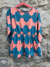 Load image into Gallery viewer, Pink&amp;blue dawn dress  12m (80cm)
