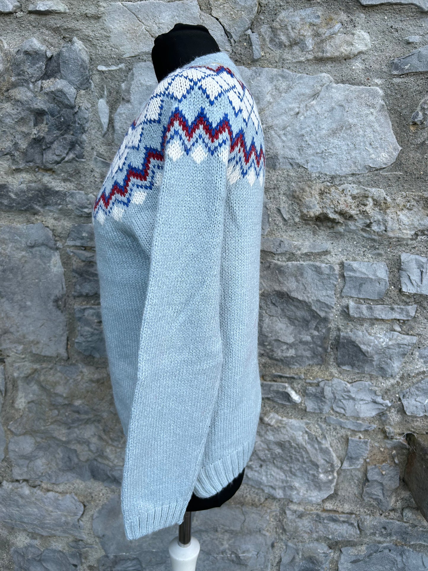 Blue Fair Isle sweater 11-12y (146-152cm)