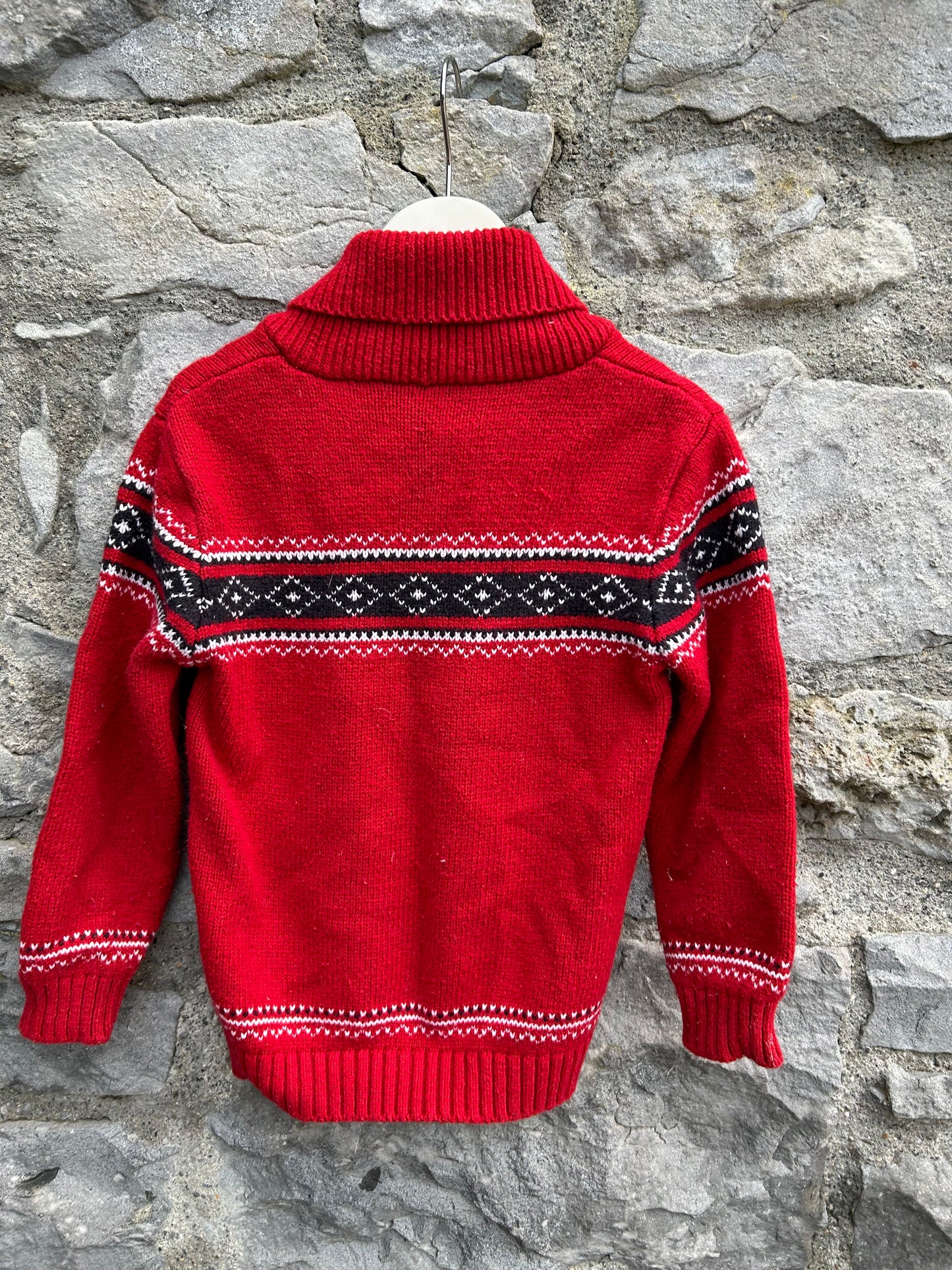 Penguin red cardigan  3-4y (98-104cm)