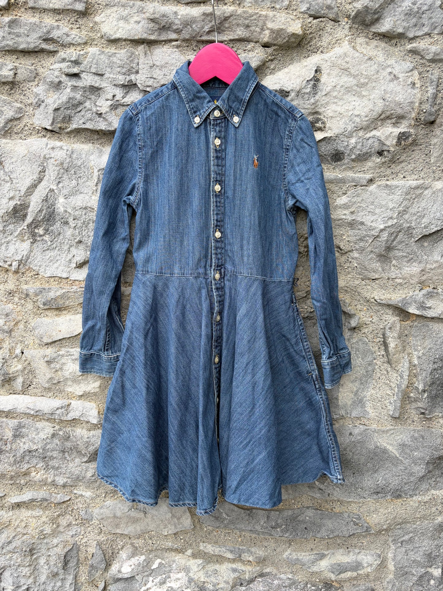 RL denim skater dress  6y (116cm)
