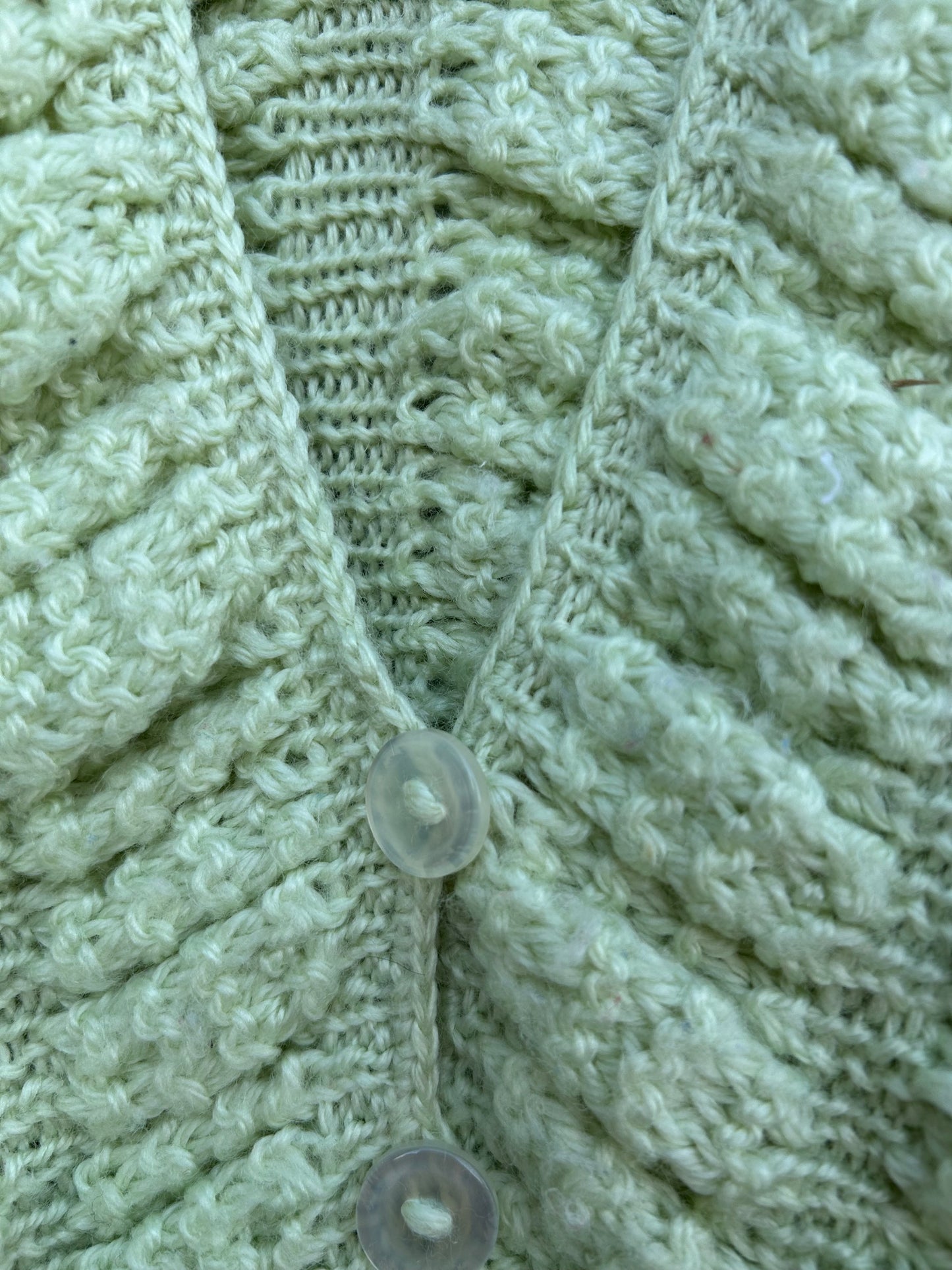 Light green cardigan  0-3m (56-62cm)