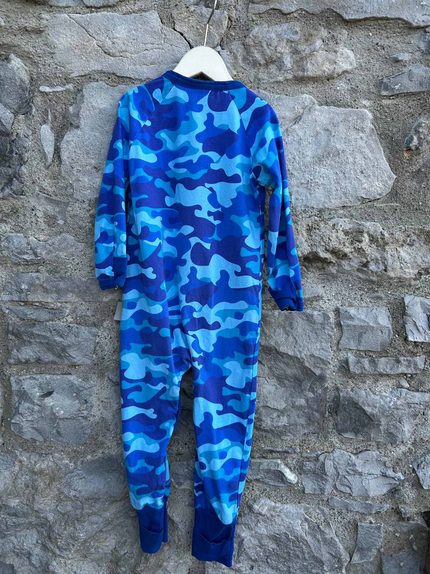 Blue camouflage onesie   2-3y (92-98cm)