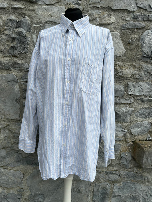 Blue stripy shirt Large