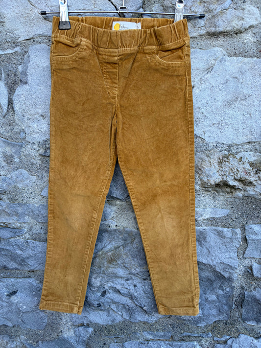 MB brown cord treggings  5y (110cm)