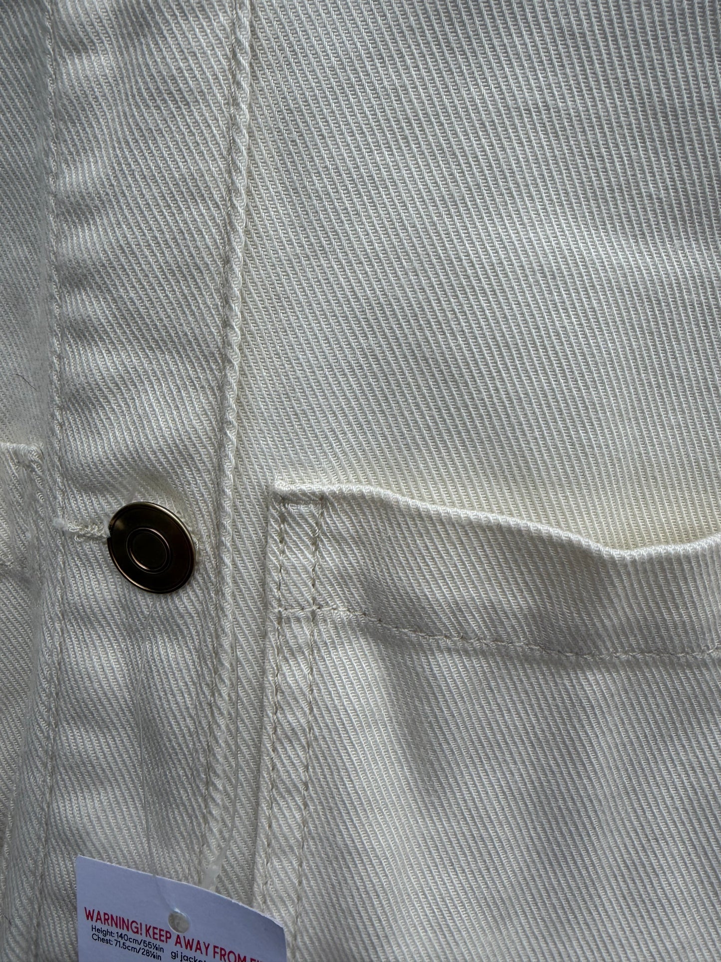 White denim shirt 9-10y (134-140cm)