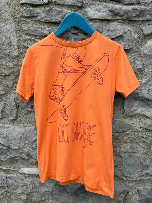 Go skate orange T-shirt  9-10y (134-140cm)