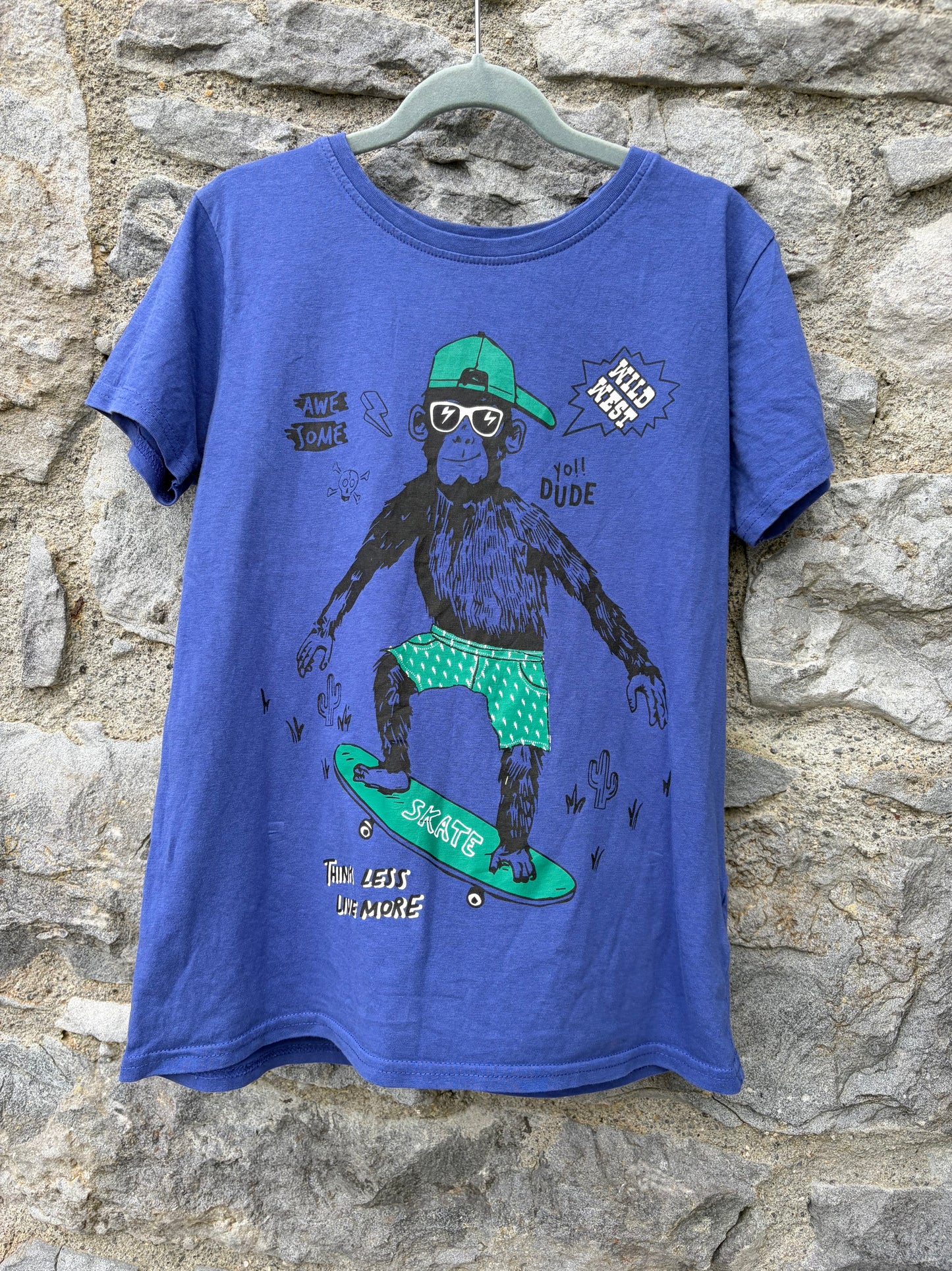 Skating monkey T-shirt 9y (134cm)