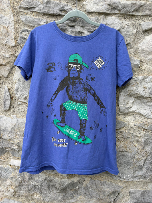 Skating monkey T-shirt 9y (134cm)