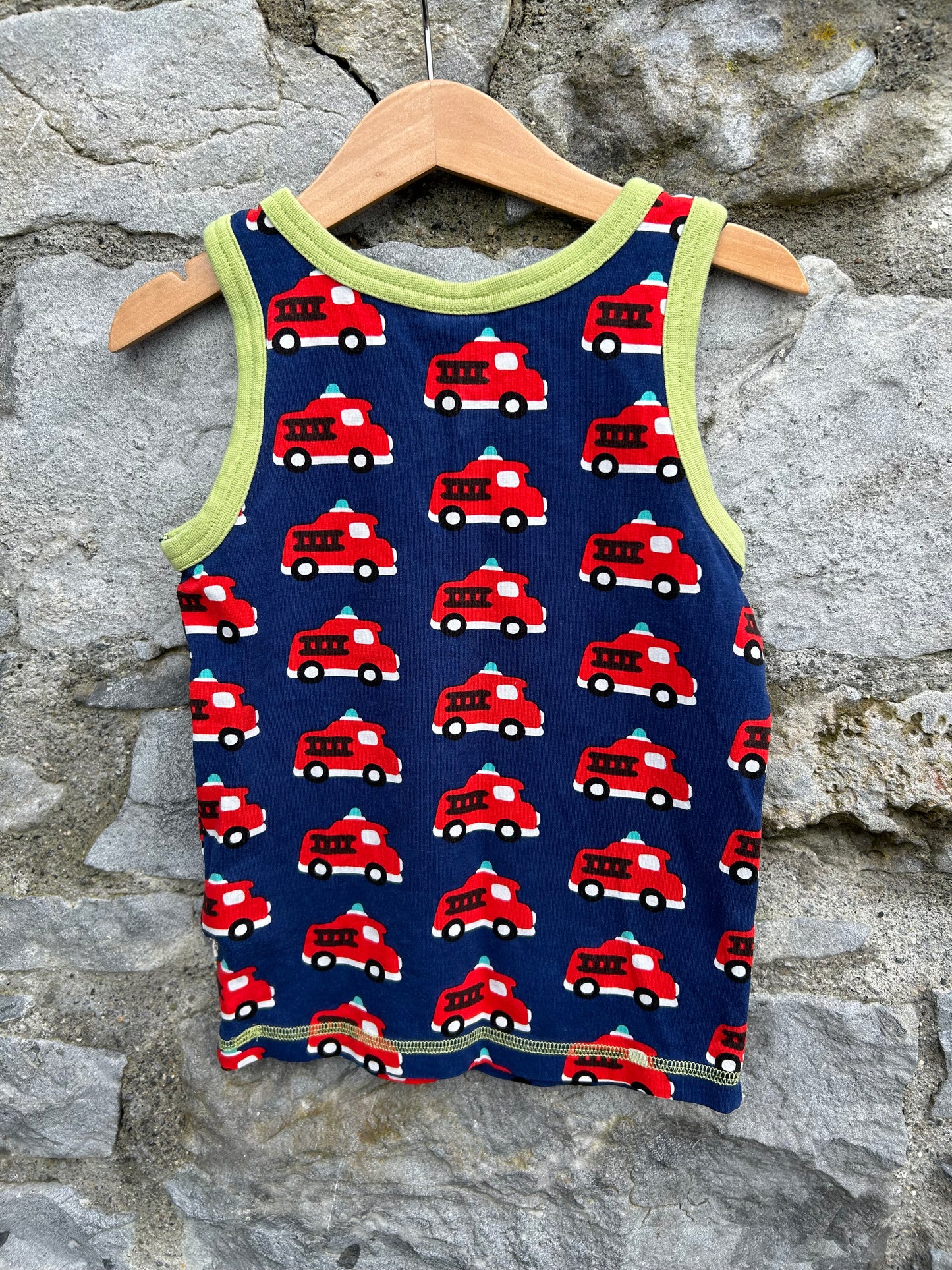 Fire truck tank top  3-4y (98-104cm)