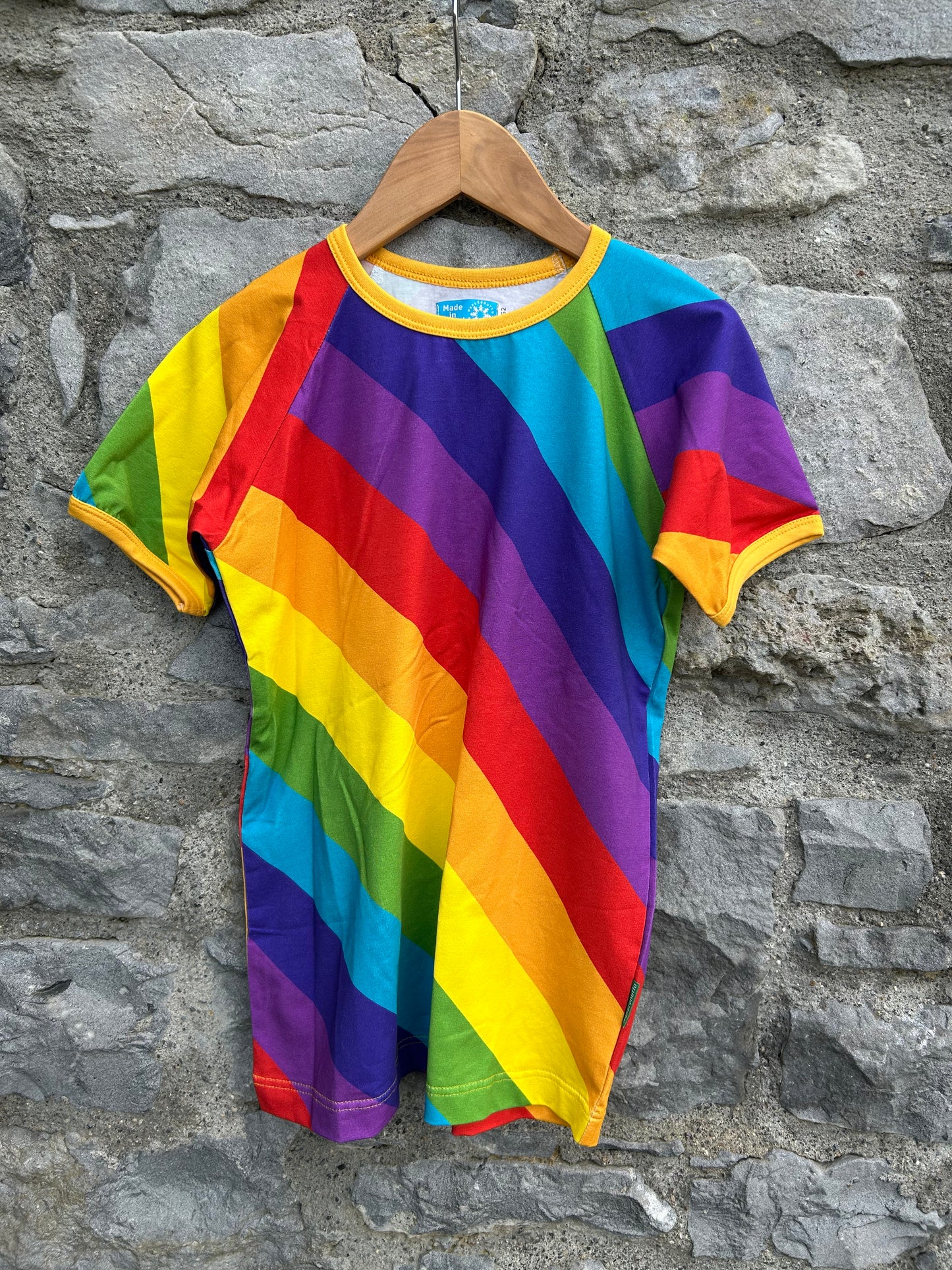 Rainbow stripes T-shirt  11y (146cm)