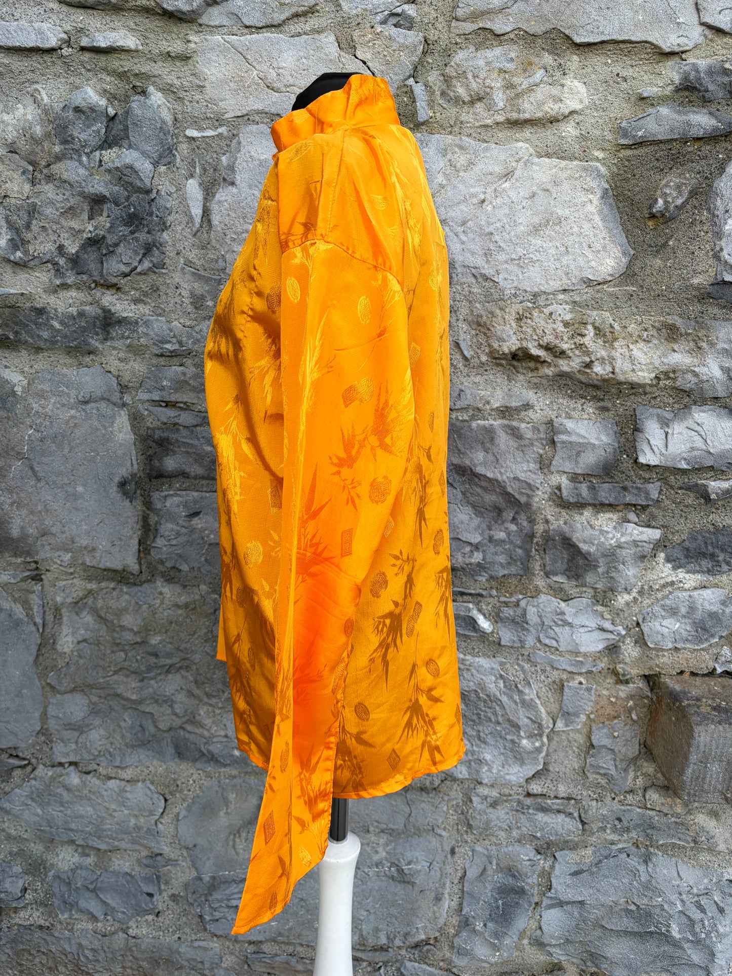 90s Orient yellow top uk 12