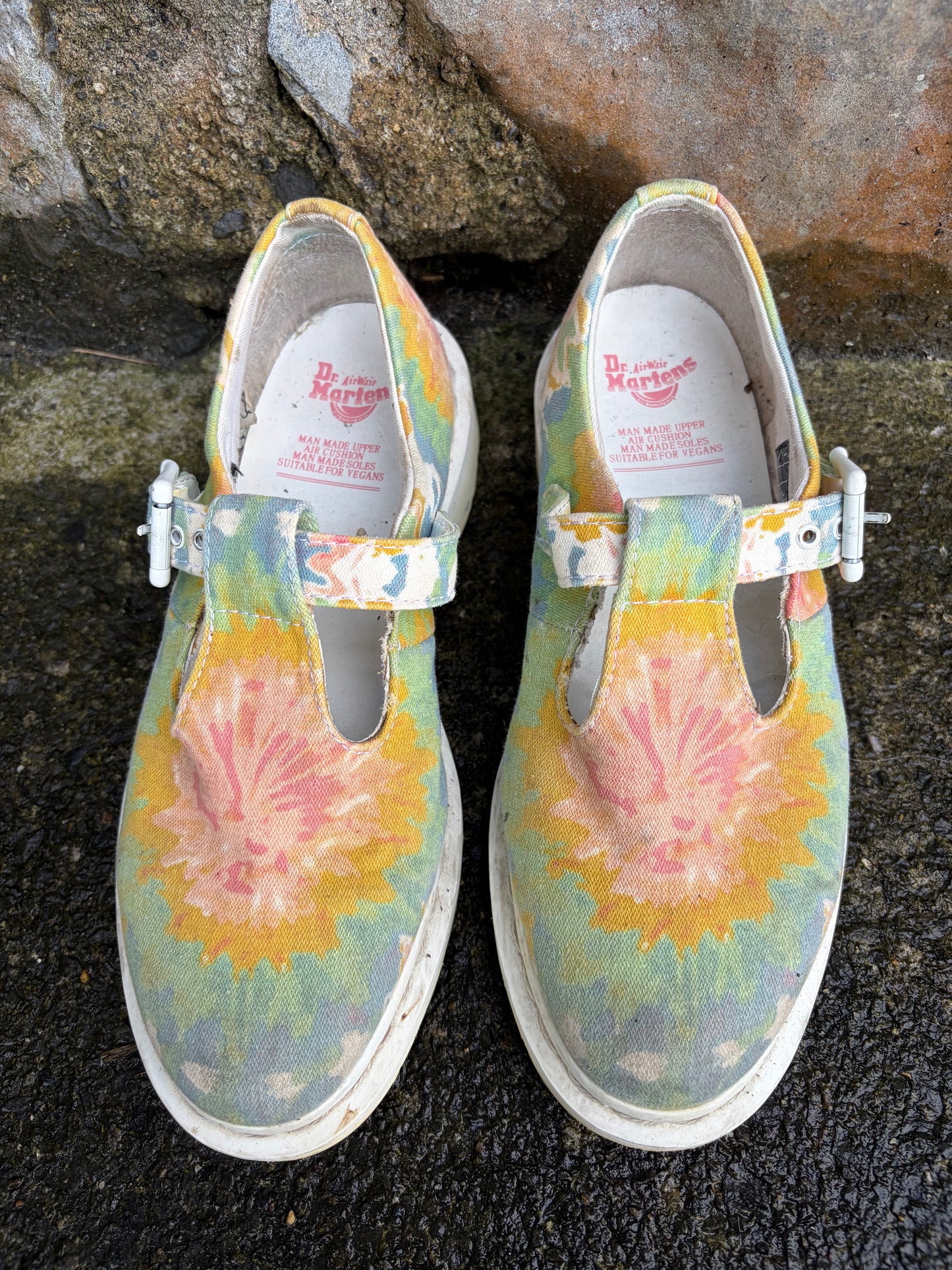 Tie-dye canvas shoes  uk 5 (eu 38)