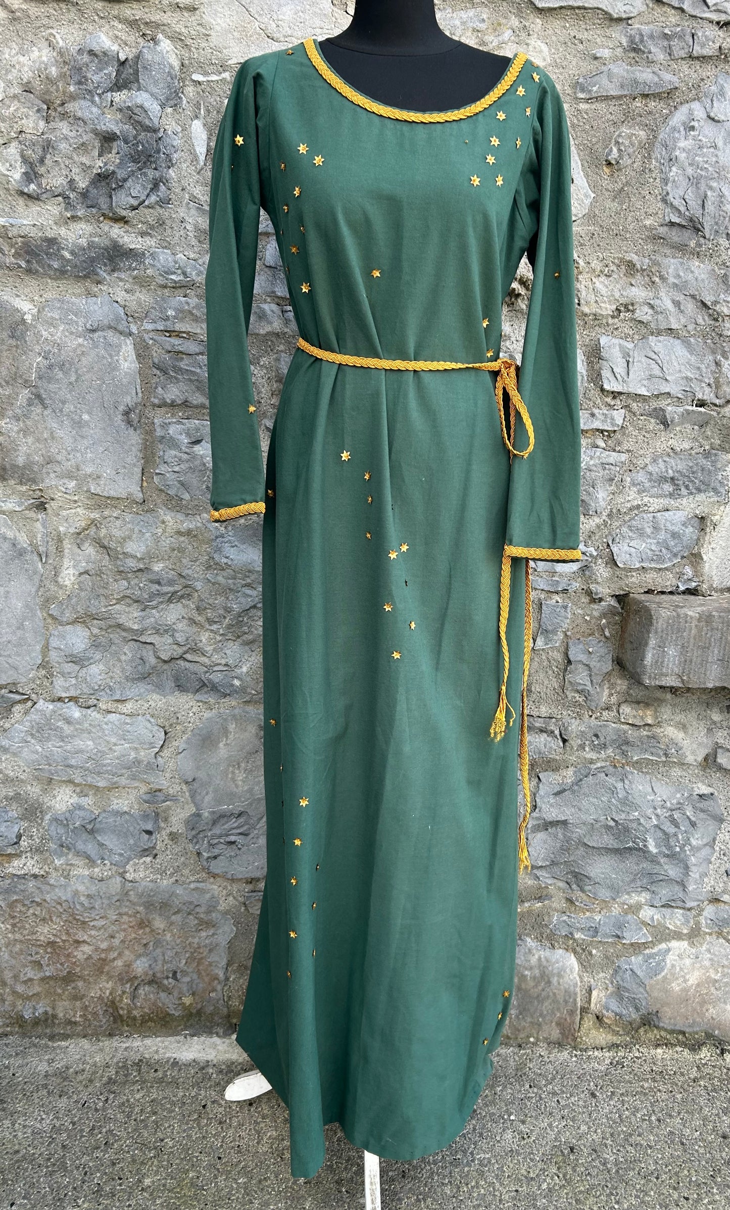 Dark green maxi dress uk 8-10