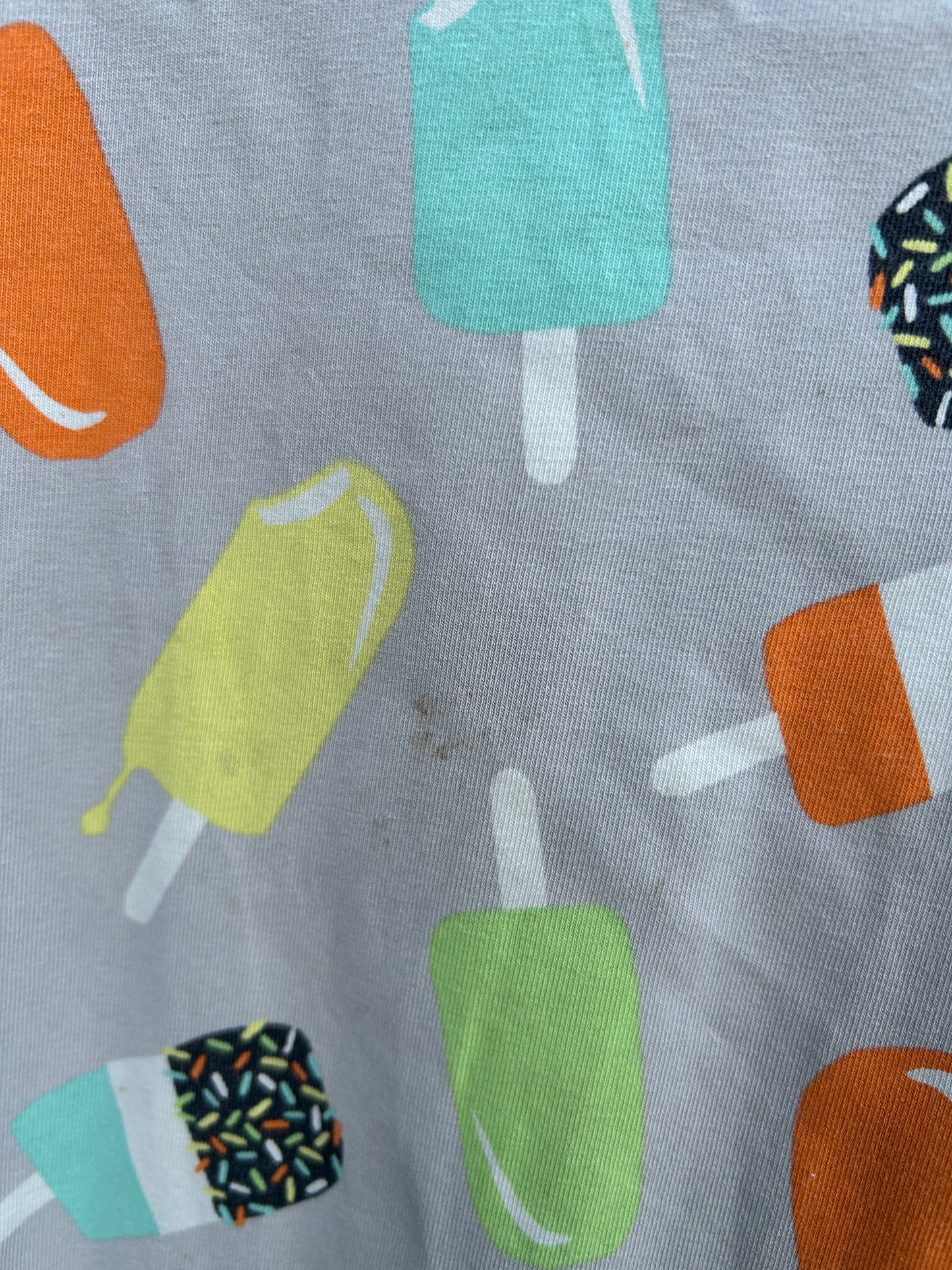 Ice cream grey T-shirt  3y (98cm)