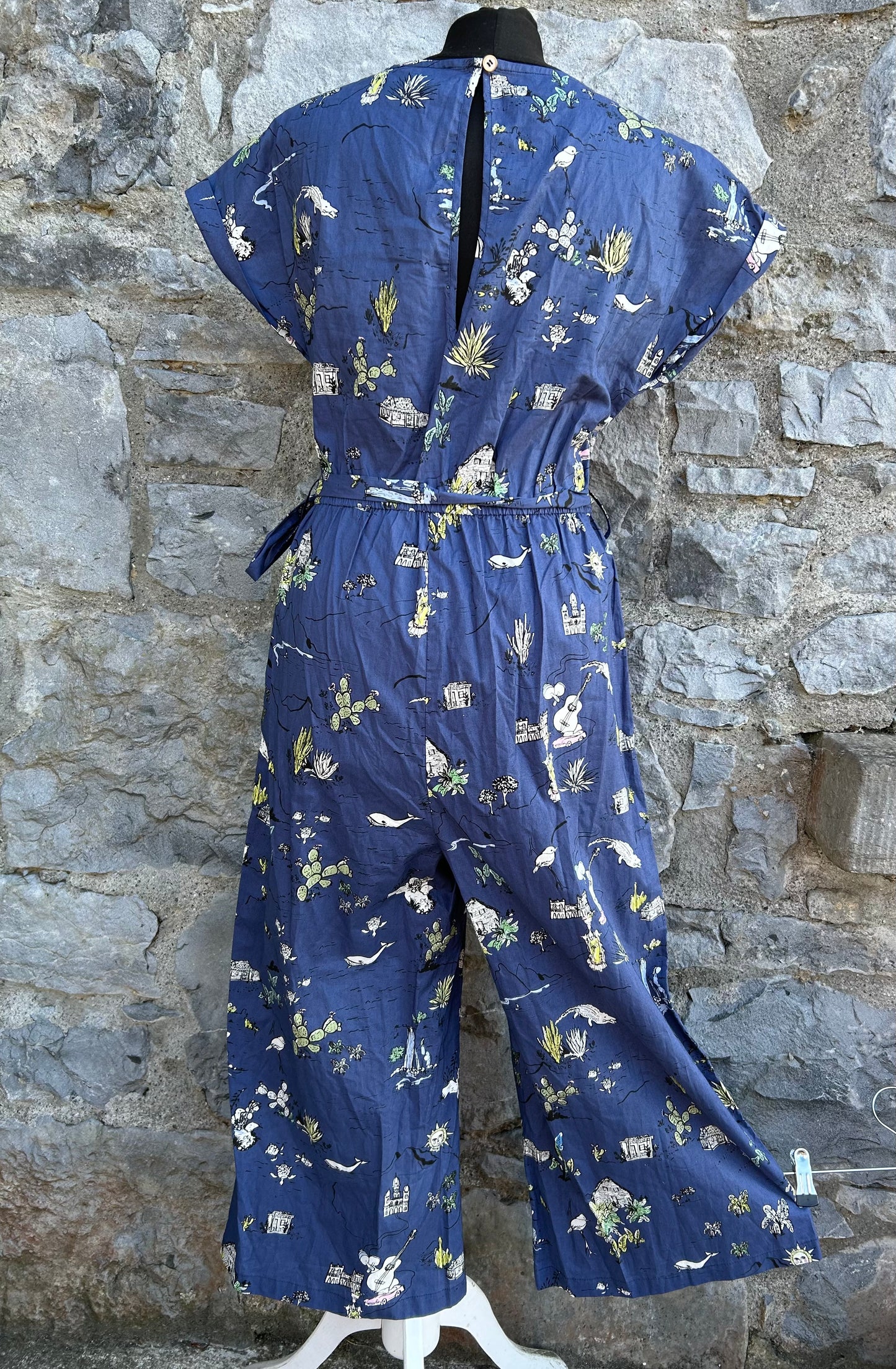 Mexican Countryside navy jumpsuit uk 8-10