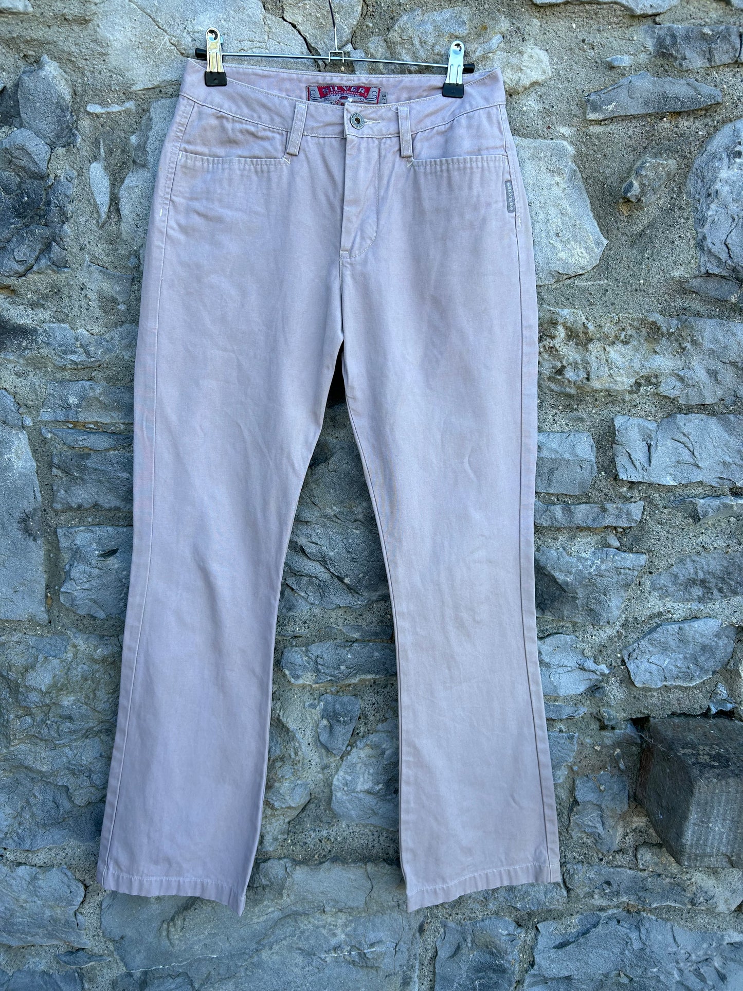 Y2K dusty pink jeans uk 10