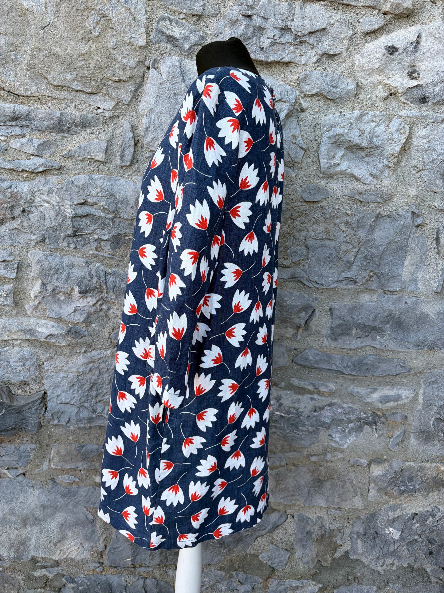 Sol Blaze floral navy tunic uk 14