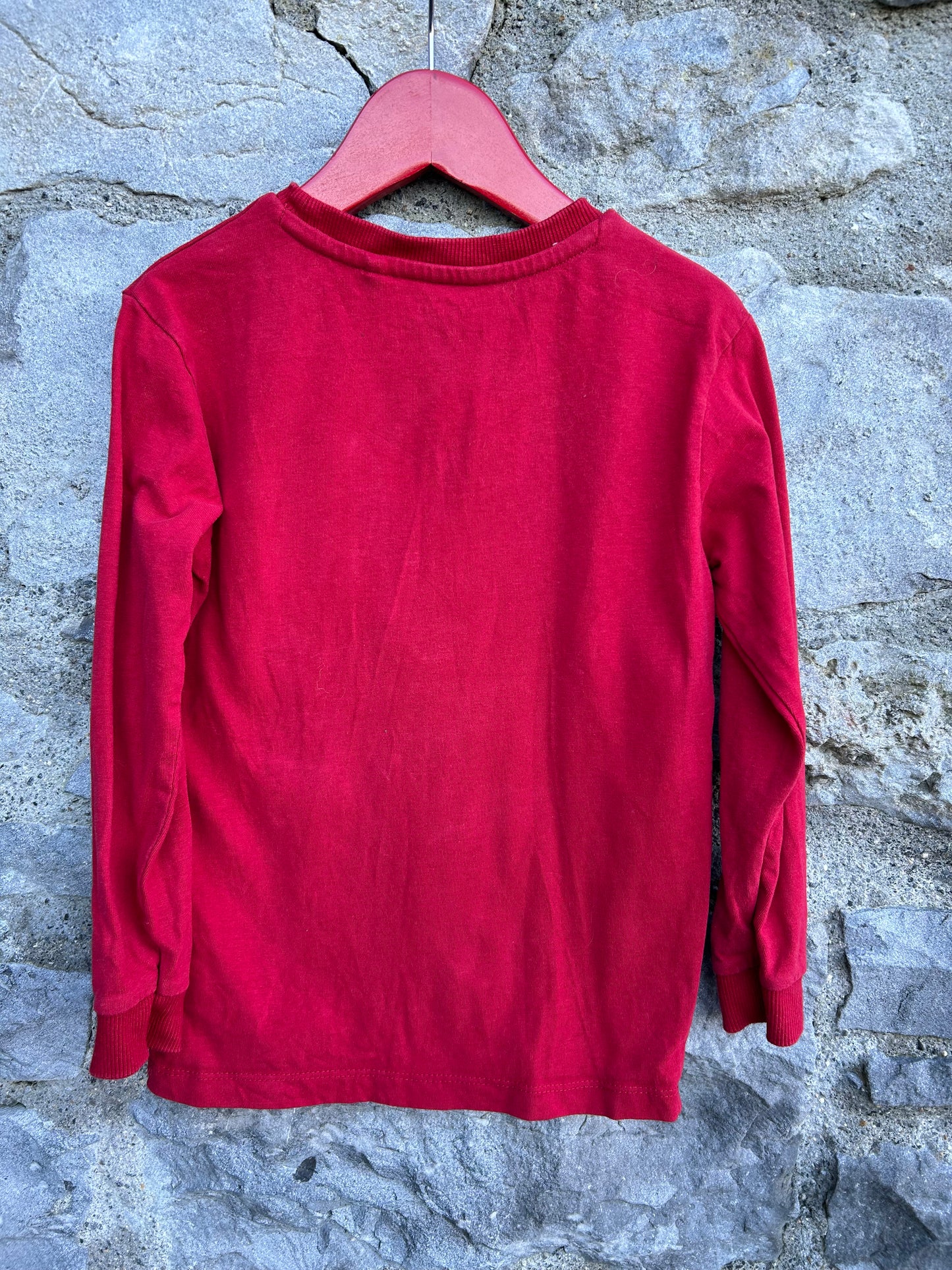 Yo ho ho Santa red top   5y (110cm)