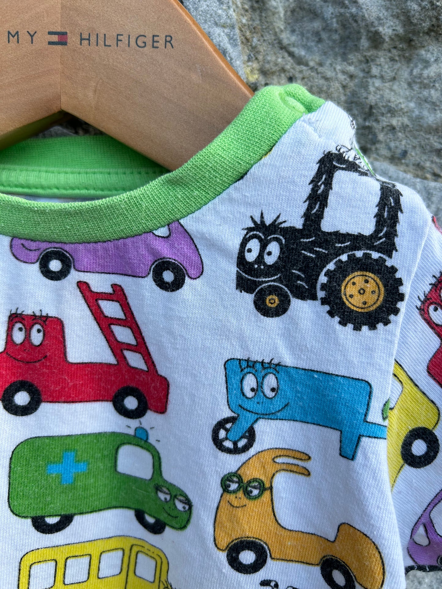 Colourful vehicles T-shirt  9-12m (74-80cm)