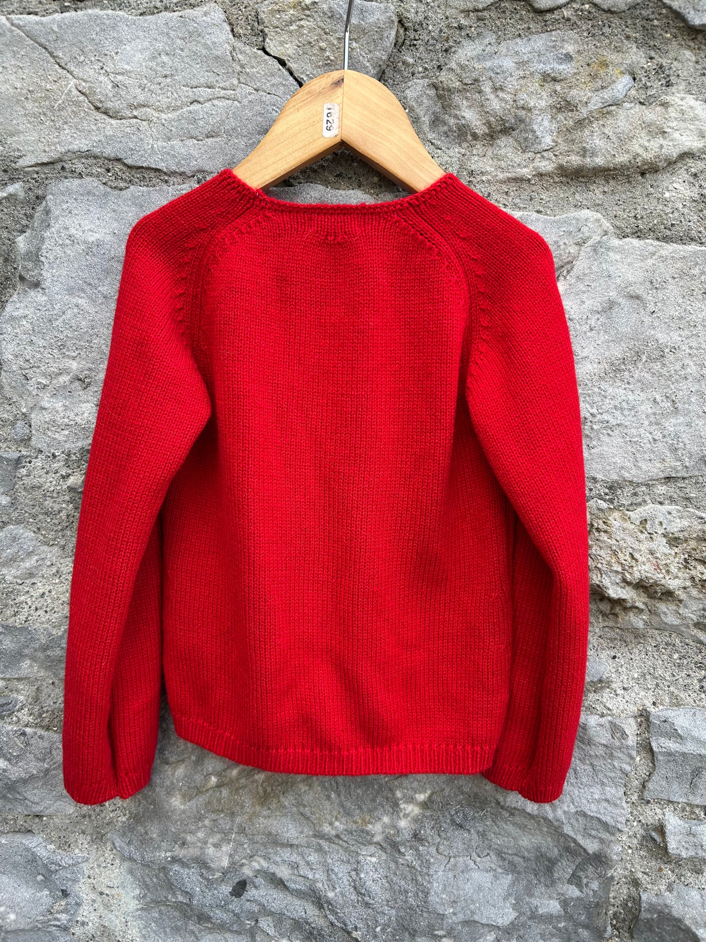 Red cardigan 4-5y (104-110cm)