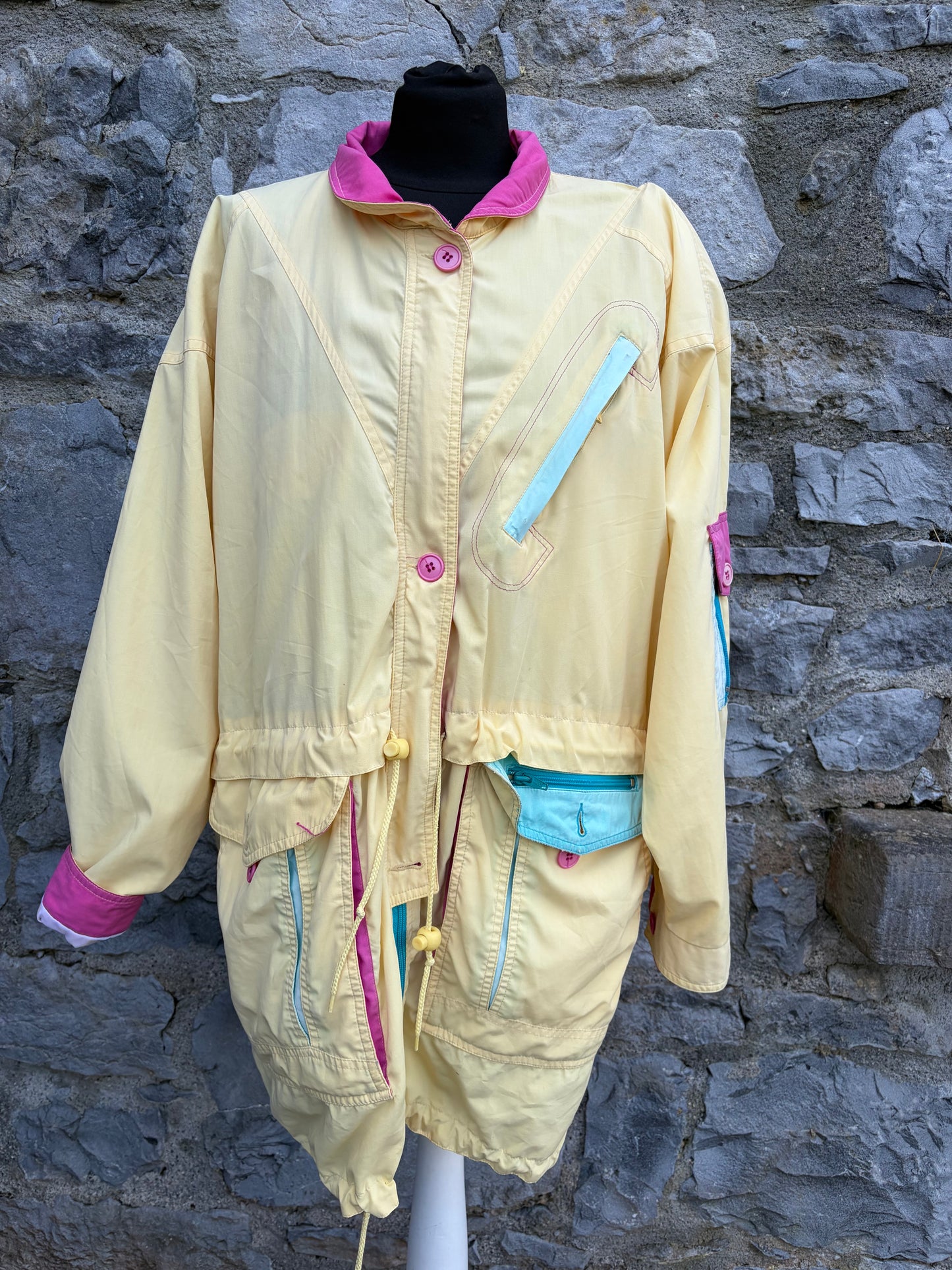 80s yellow jacket uk 14