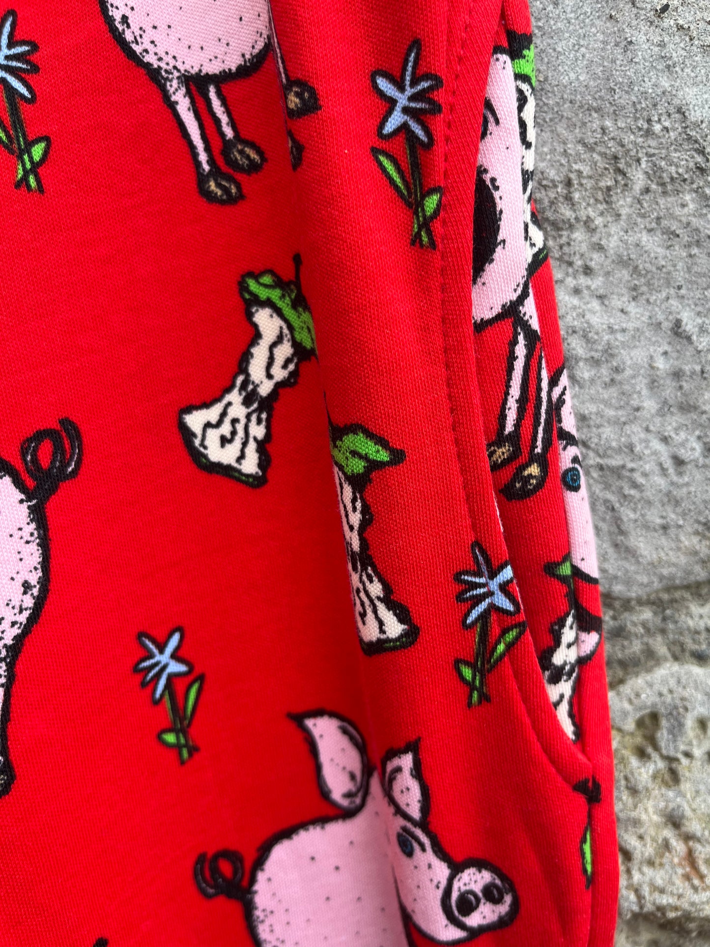 Red pigs baggy pants uk 12