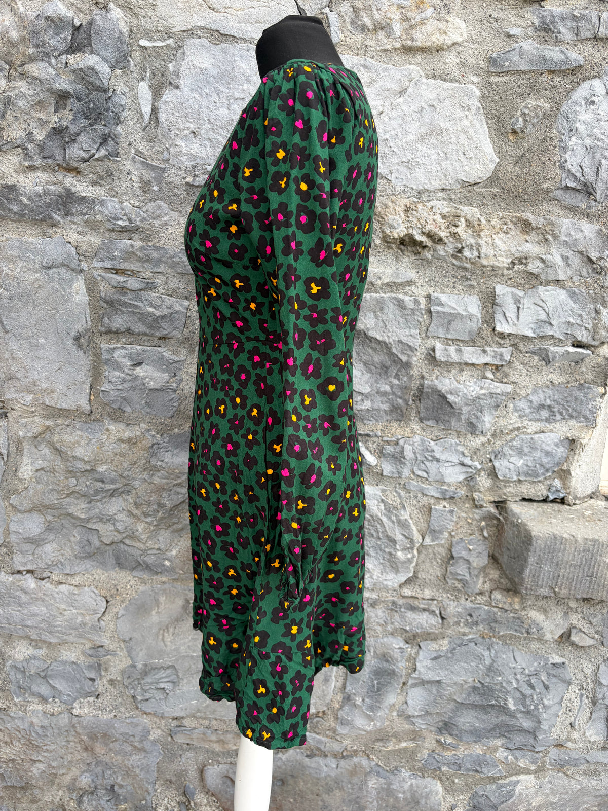Green floral Juliette Dress uk 8-10