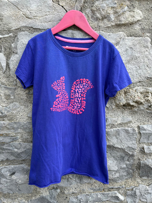 Squirrel blue T-shirt 9-10y (134-140cm)