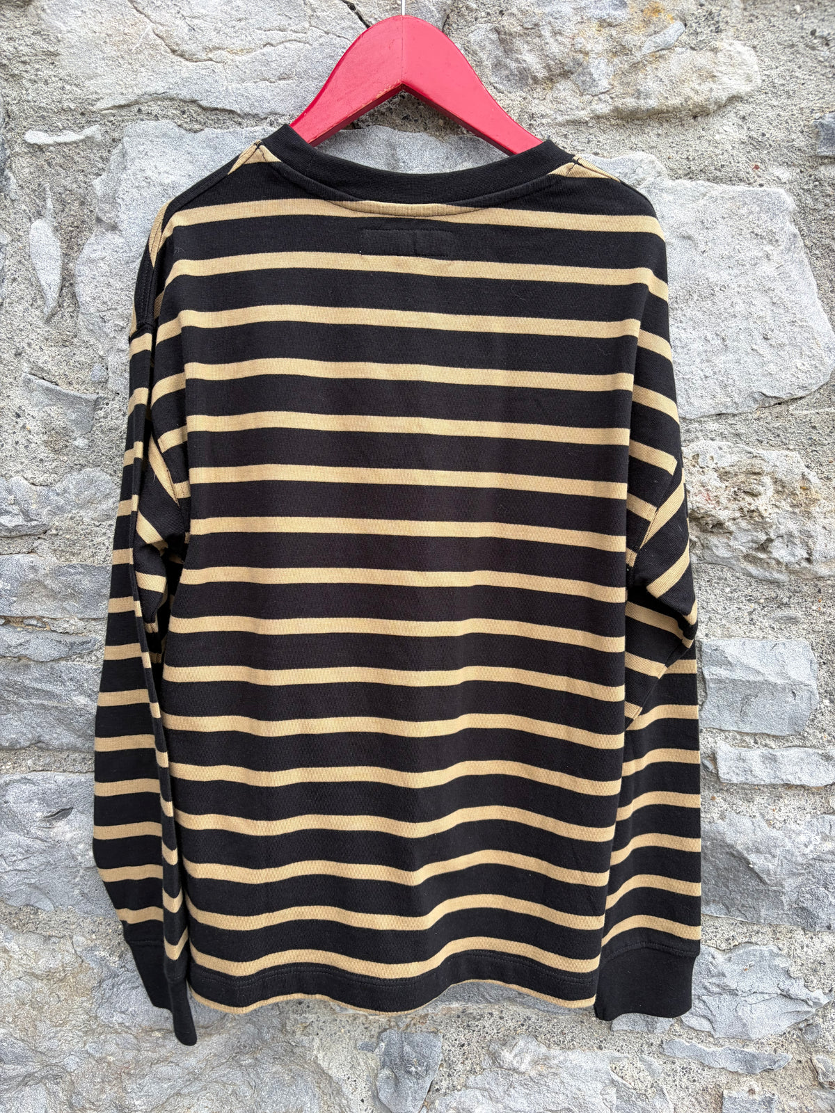 App.ep black&beige stripy top  11-12y (146-152cm)